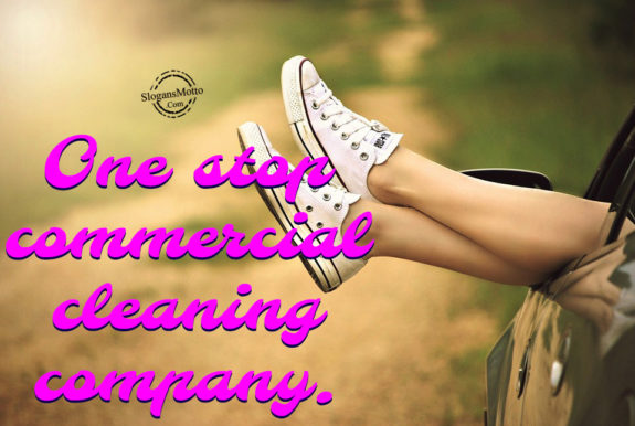 One stop commercial cleaning company.
