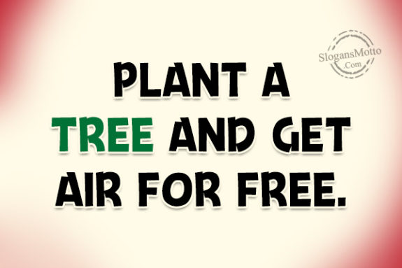 Plant a tree and get air for free