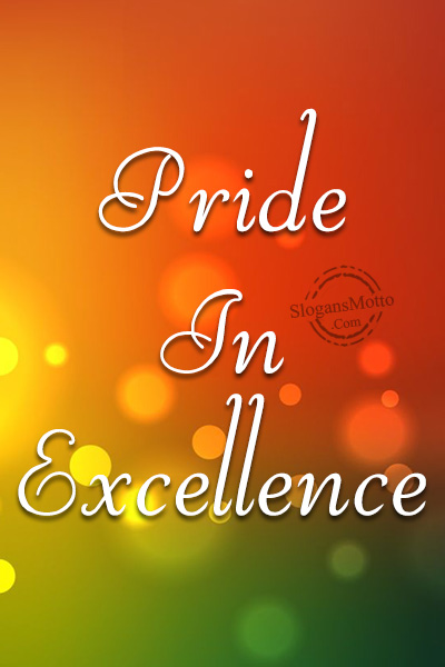 Pride In Excellence