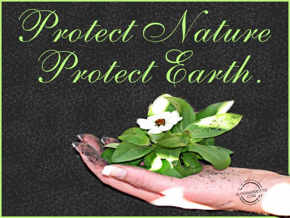 Protect nature protect earth