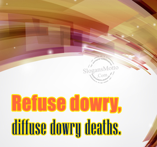 refuse-dowry