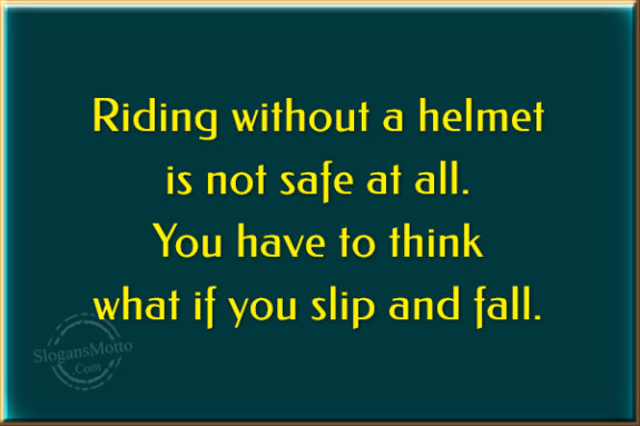 riding-without-a-helmet-is-not-safe
