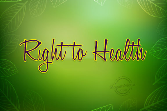 Right To Health