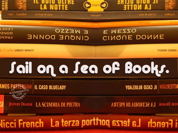 Sail on a sea of books