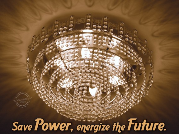 Save power, energize the future.