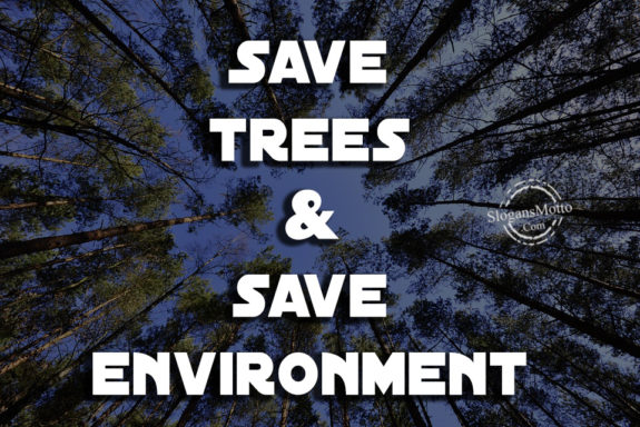 Save trees & save environment