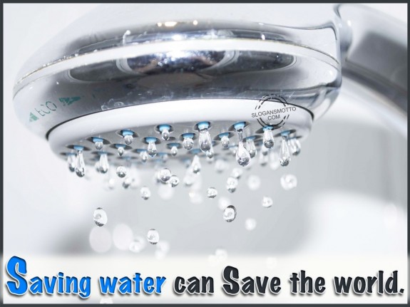 Saving water can save the world