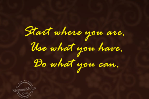 start-where-you-are