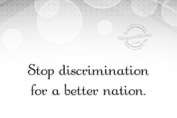 stop-discrimination-for-a-better-nation