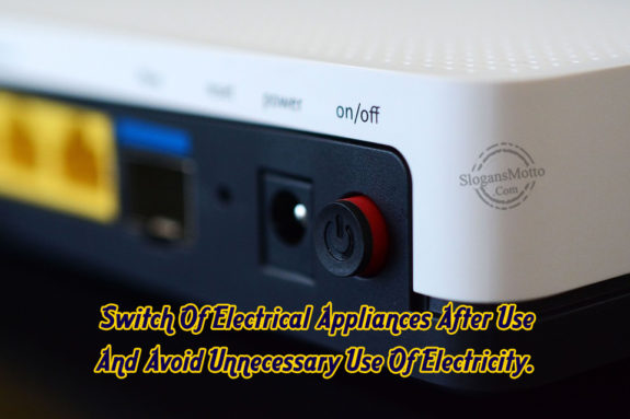 Switch Of Electrical Appliances
