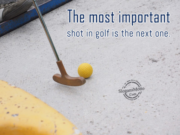 The Most Important Shot In Golf