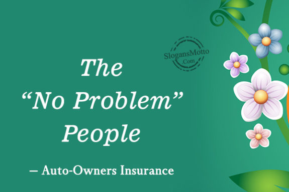 The “No Problem” People – Auto-Owners Insurance
