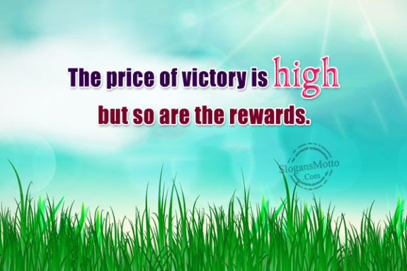 The Price Of Victory Is High