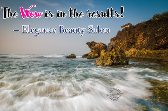 The Wow is in the results! – Elegance Beauty Salon 