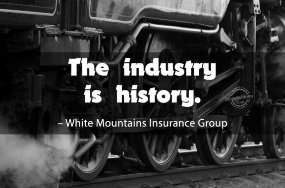 The industry is history – White Mountains Insurance Group