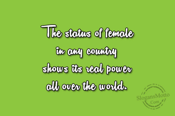 the-status-of-female-in-any-country