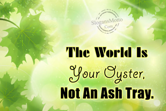 the-world-is-your-oyster-not-an-ash-tray