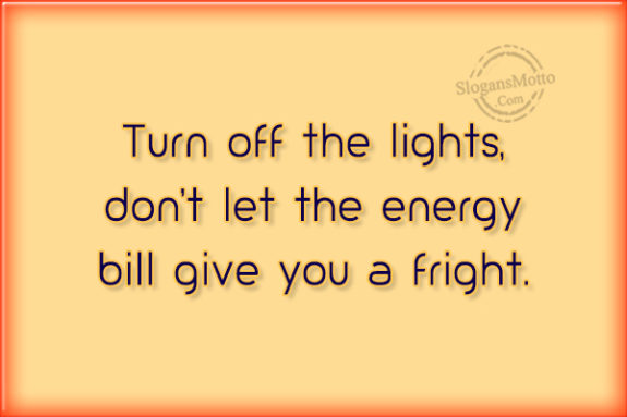 Turn Off The Lights