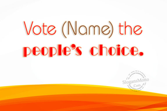 Vote The People's Choice
