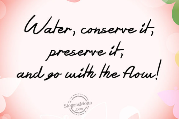 Water Conserve It 
