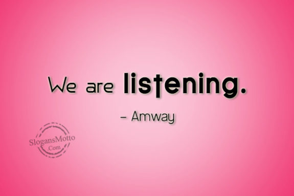 we-are-listening