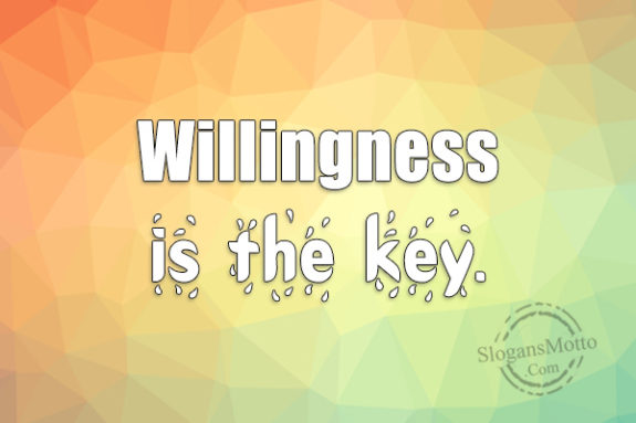willingness-is-the-key