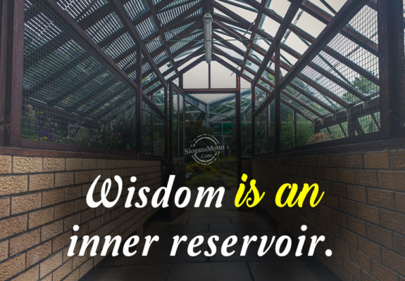 wisdom-is-an-inner-reservoir