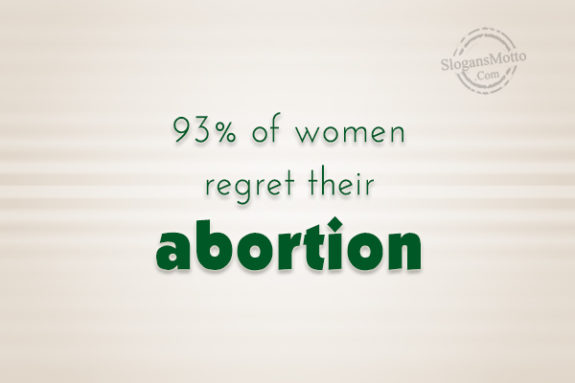 Women Regret Their Abortion