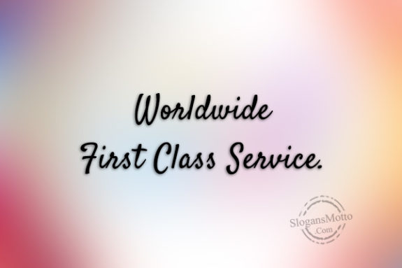 worldwide-first-class-service