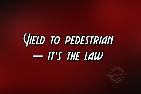 yield-to-pedestrain