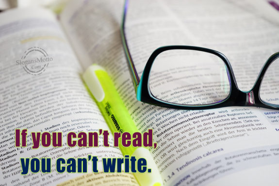 You Can't Write