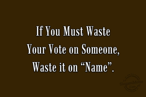 Your Vote On Someone