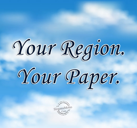 your-region-your-paper